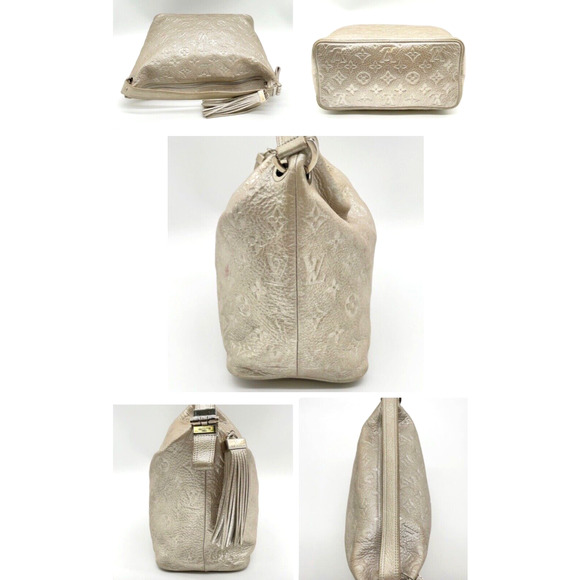 SPECIAL 2008 Edition Louis Vuitton Halo Shimmer Silver Monogram Handbag W/Box - Picture 5 of 8